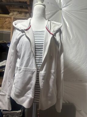 Tommy Hilfiger Navy Striped T and Hoodie Set